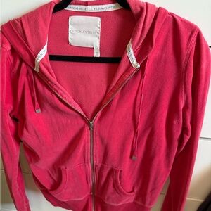Victoria's Secret Vibrant Pink Zip-Up Hoodie